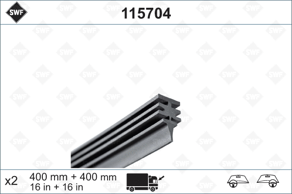 Wiper Blade Rubber (115704)
