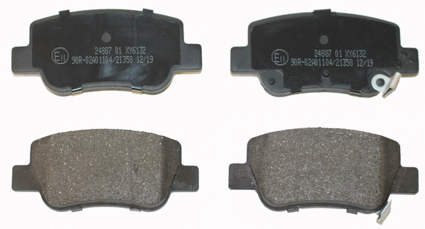 Brake Pad Set, disc brake (NP2533)