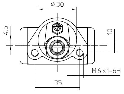 Wheel Brake Cylinder (NWC5059)