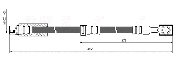 Brake Hose (NBH6051)