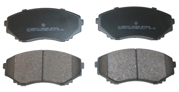 Brake Pad Set, disc brake (NP2974)