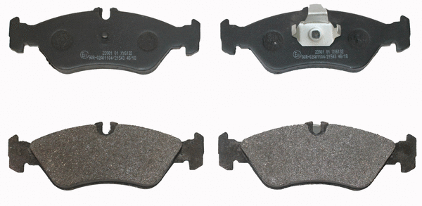 Brake Pad Set, disc brake (NP2121)