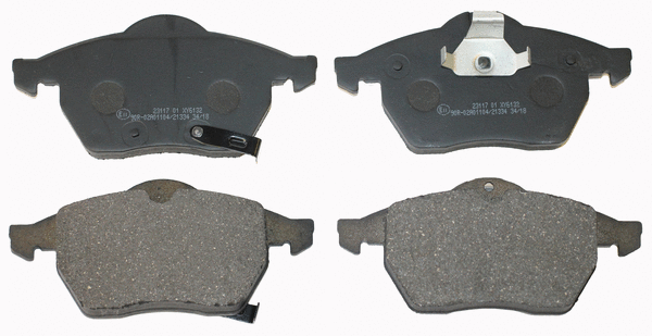 Brake Pad Set, disc brake (NP2658)