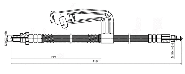 Brake Hose (NBH6025)