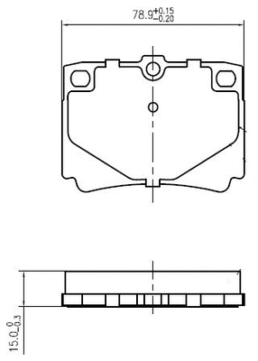 Brake Pad Set, disc brake (NP2988)
