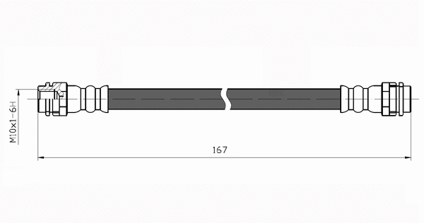 Brake Hose (NBH6008)
