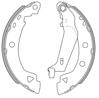 Brake Shoe Set (NS4071)