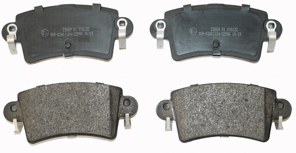 Brake Pad Set, disc brake (NP2033)