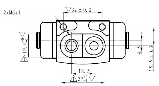 Wheel Brake Cylinder (NWC5034)