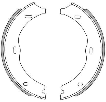 Brake Shoe Set (NS4036)
