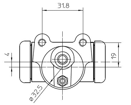 Wheel Brake Cylinder (NWC5064)