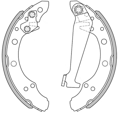 Brake Shoe Set (NS4001)