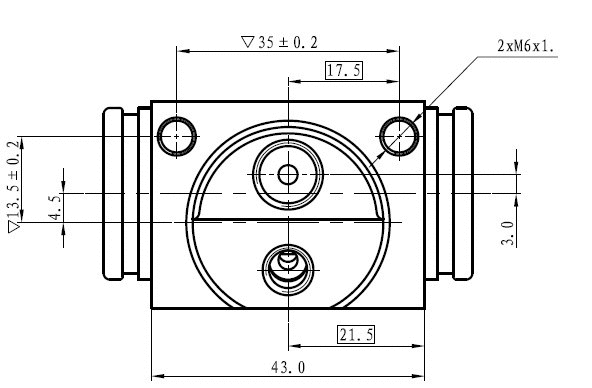 Wheel Brake Cylinder (NWC5048)