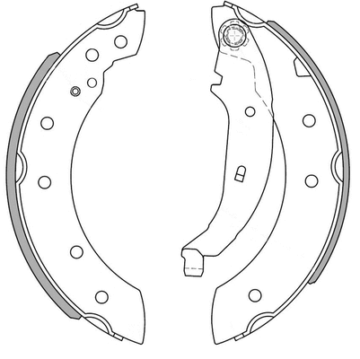 Brake Shoe Set (NS4002)