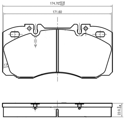 Brake Pad Set, disc brake (NP2982)