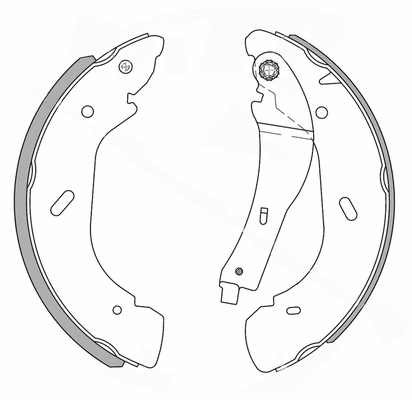 Brake Shoe Set (NS4007)