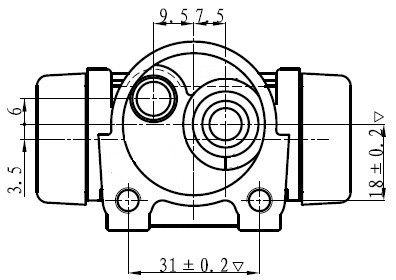 Wheel Brake Cylinder (NWC5012)