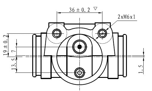 Wheel Brake Cylinder (NWC5036)