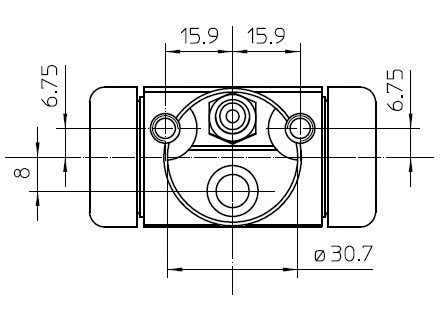 Wheel Brake Cylinder (NWC5017)