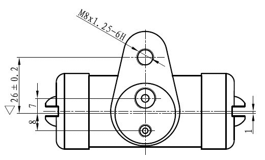 Wheel Brake Cylinder (NWC5031)
