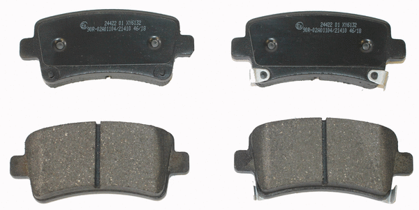 Brake Pad Set, disc brake (NP2514)