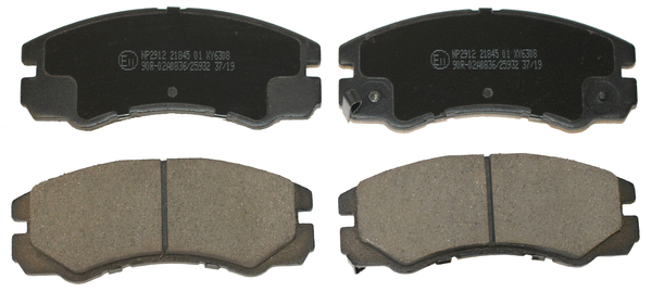 Brake Pad Set, disc brake (NP2912)