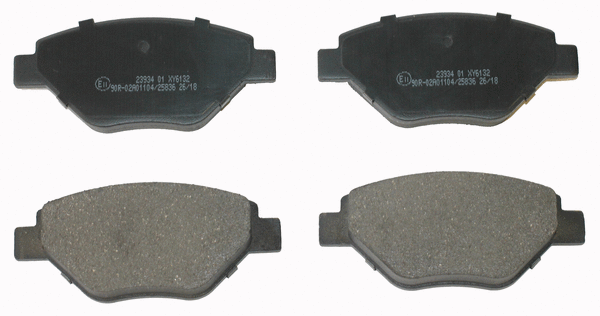 Brake Pad Set, disc brake (NP2606)