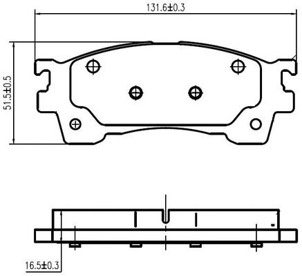 Brake Pad Set, disc brake (NP2986)