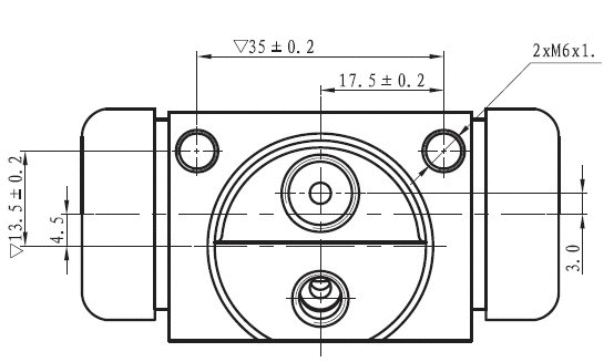 Wheel Brake Cylinder (NWC5075)