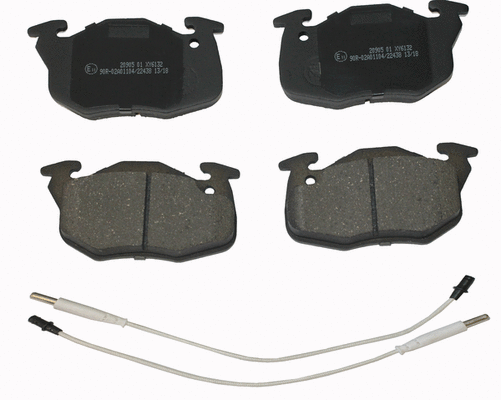 Brake Pad Set, disc brake (NP2158)