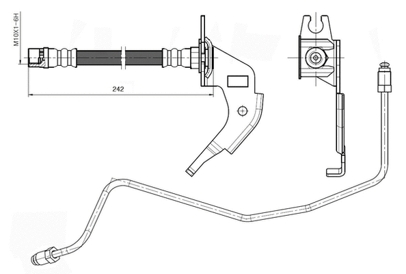 Brake Hose (NBH6070)