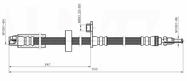 Brake Hose (NBH6089)
