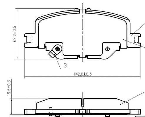 Brake Pad Set, disc brake (NP2965)