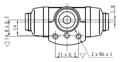 Wheel Brake Cylinder (NWC5007)