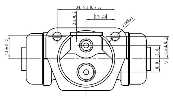 Wheel Brake Cylinder (NWC5055)