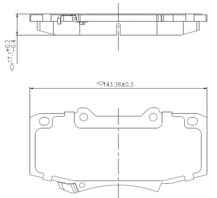 Brake Pad Set, disc brake (NP2976)