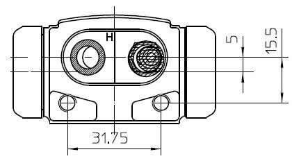 Wheel Brake Cylinder (NWC5066)