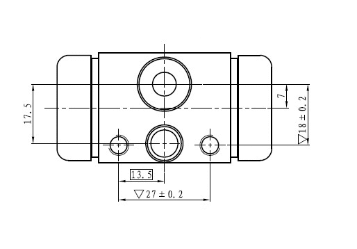 Wheel Brake Cylinder (NWC5006)
