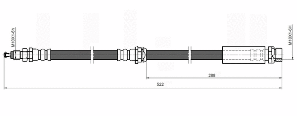 Brake Hose (NBH6022)