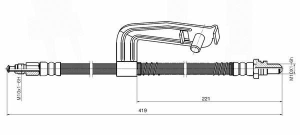 Brake Hose (NBH6026)