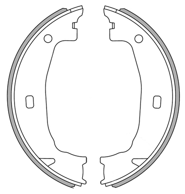 Brake Shoe Set (NS4011)