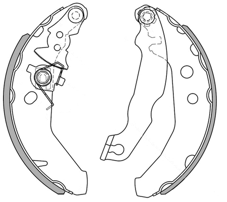 Brake Shoe Set (NS4072)