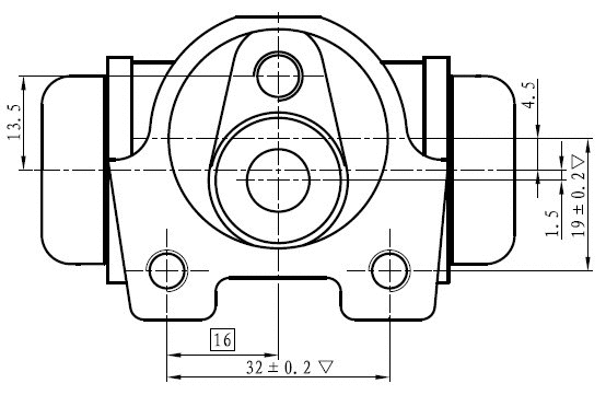 Wheel Brake Cylinder (NWC5035)