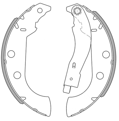 Brake Shoe Set (NS4079)