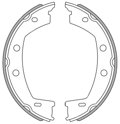 Brake Shoe Set (NS4033)