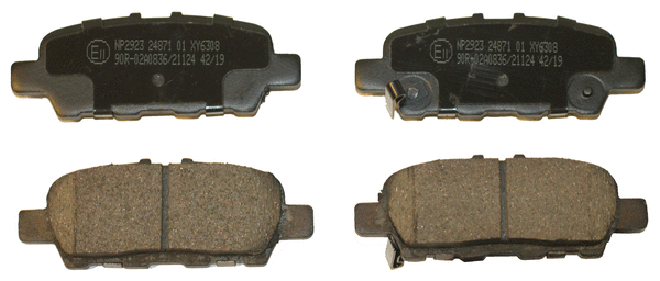 Brake Pad Set, disc brake (NP2923)