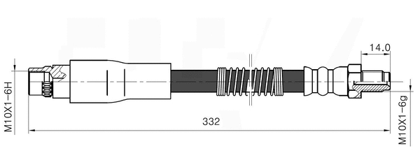Brake Hose (NBH6019)