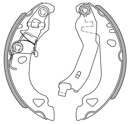 Brake Shoe Set (NS4075)