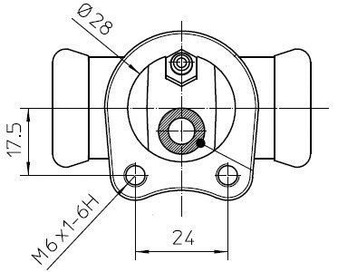 Wheel Brake Cylinder (NWC5086)