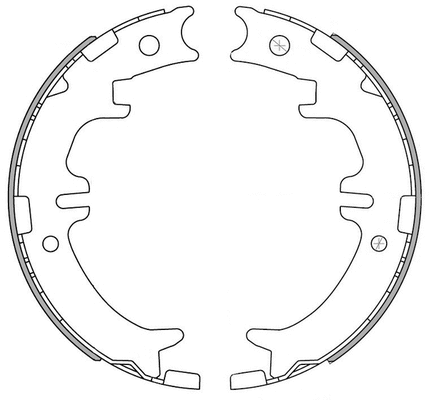 Brake Shoe Set (NS4019)